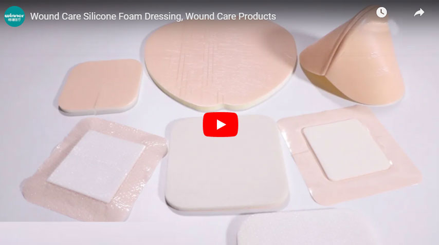 العناية بالجراحة Silicone Foam Dealse, Wound Care Products.